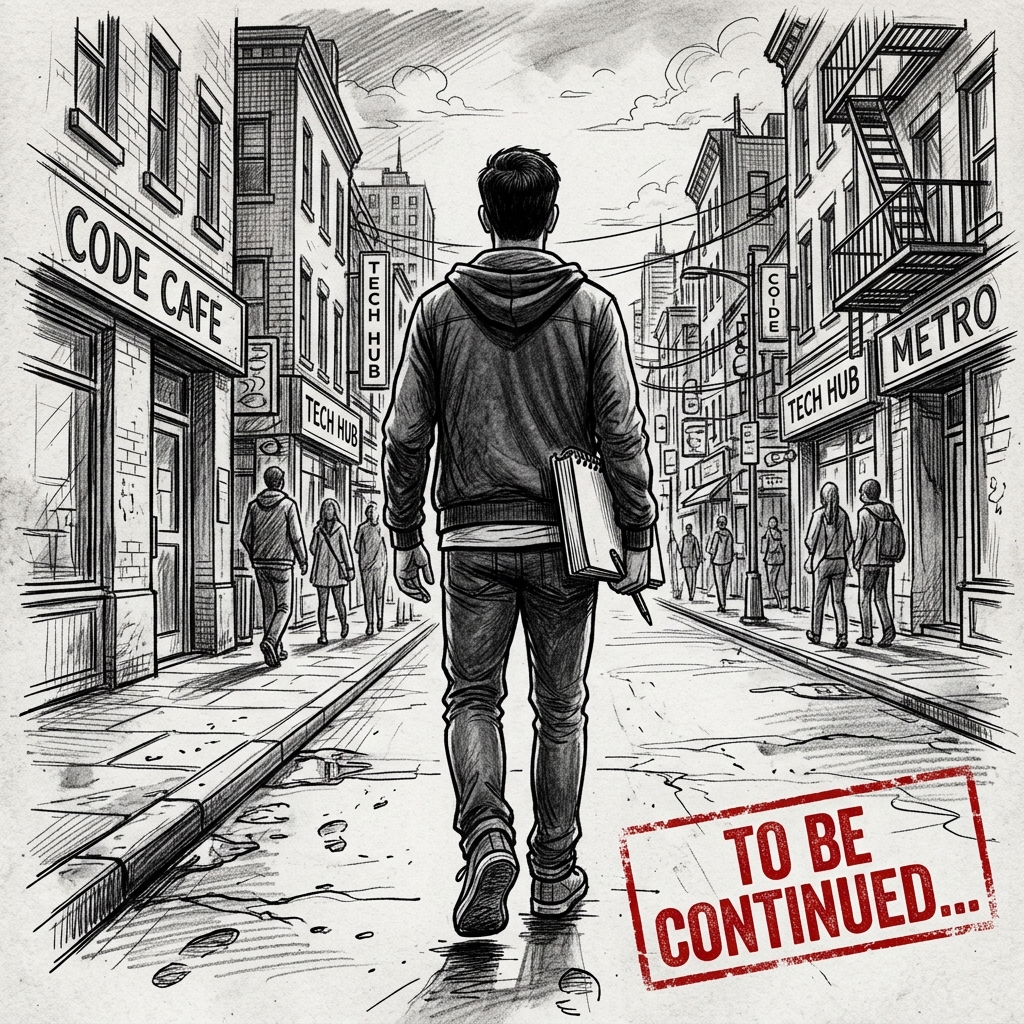 Eshan Sahad — Closing pose, to be continued