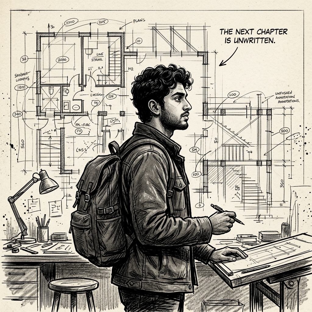 Eshan Sahad — Future pose, looking ahead
